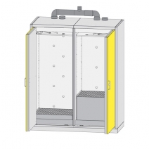 Szafa zabezpieczająca ognioodporna, Compact XXL 2, 90 min, beczka 1*60 l, 1*200 l, składowanie pasywne