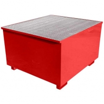 Paleta (wanna) wychwytowa MEGA, stalowa 1*IBC/KTC, 1000 l, lakierowana